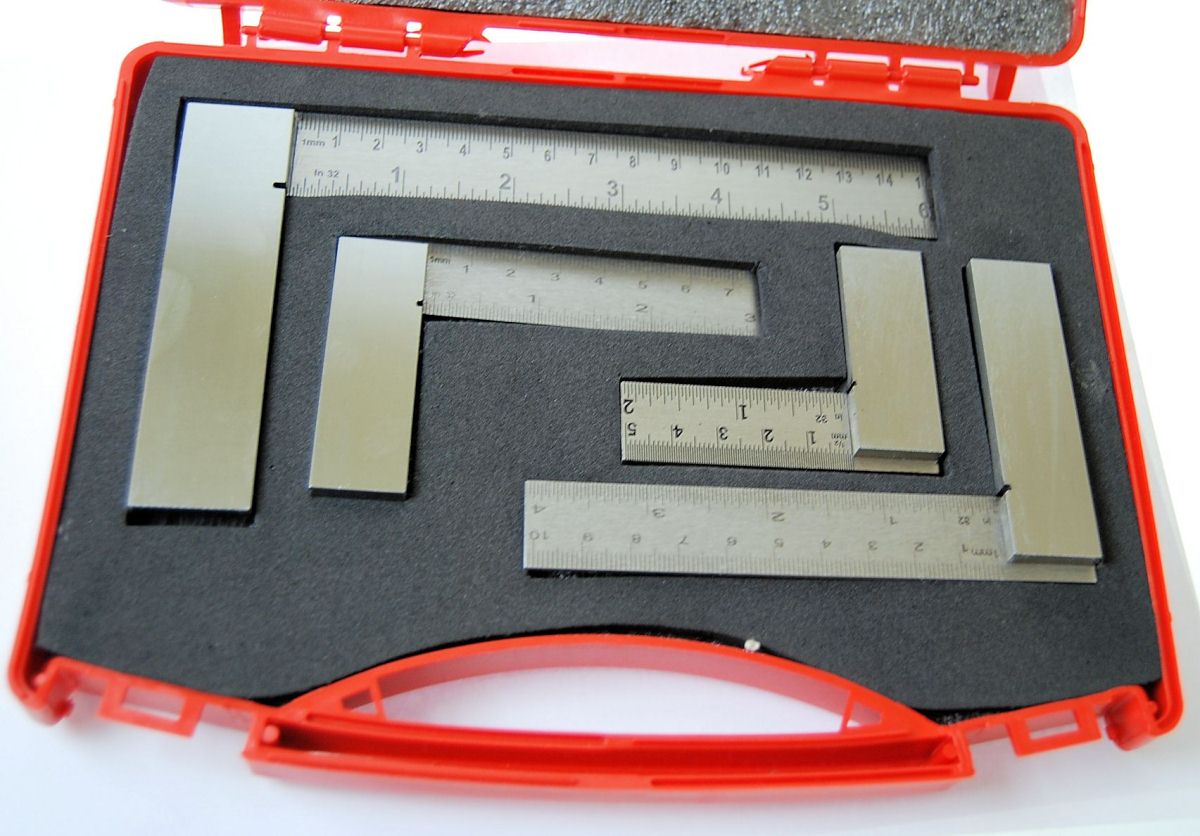 Set of 4 Graduated Engineers Squares