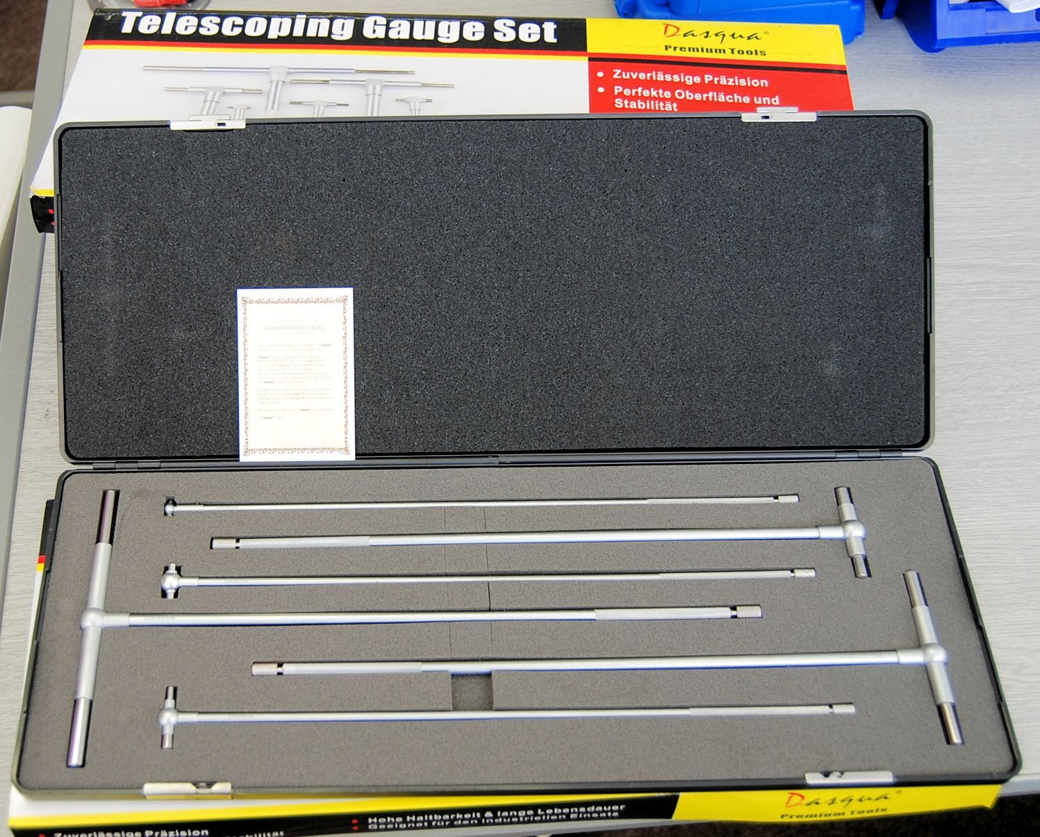 Dasqua Telescopic Bore Gauge Set 5/16 6" Long Reach (Ref 59120001