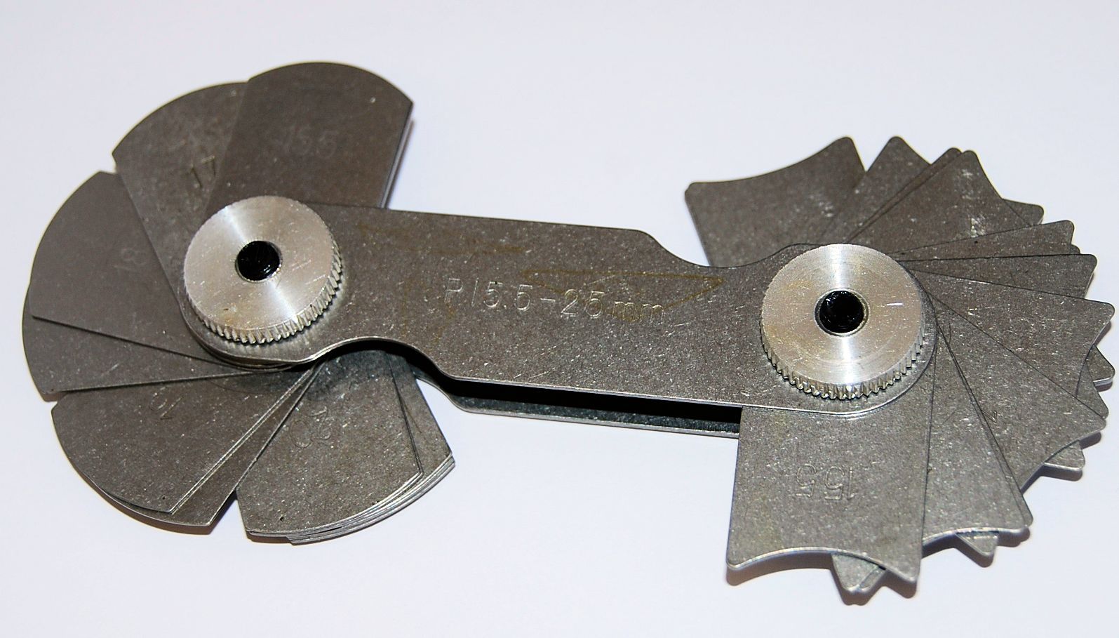 Metric Radius Gauge 15.5 25 MM