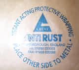 Rust Inhibiting Paper - 10  sheets 