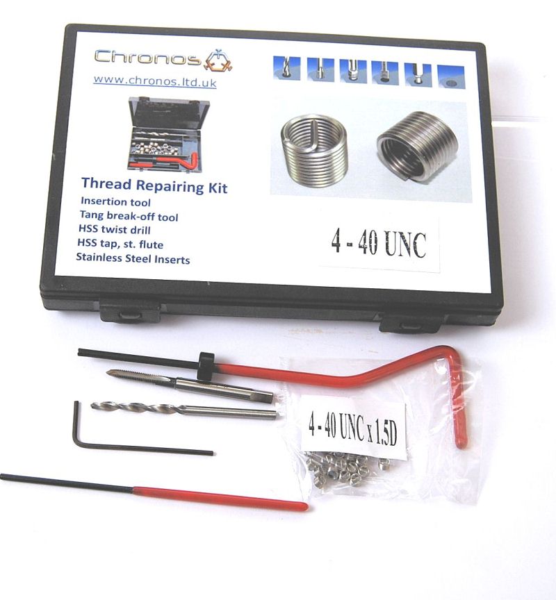THREAD REPAIR KIT 440 UNC SUITS HELICOIL INSERTS ETC FROM CHRONOS eBay