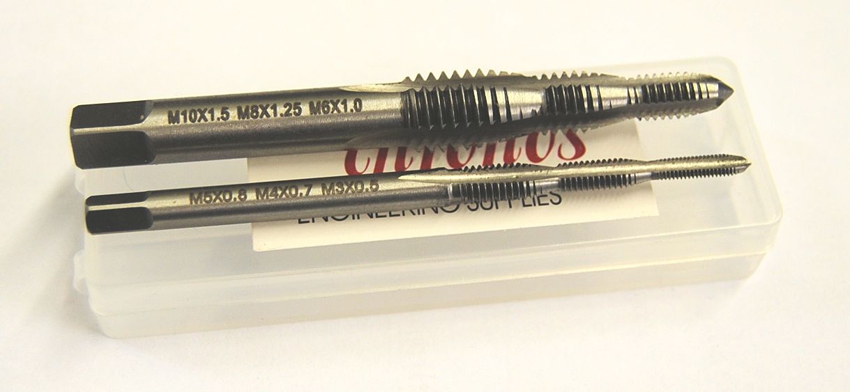 M5 x 0.5 CARBON TAPER TAP-THREADING TOOL FROM CHRONOS ENGINEERING SUPPLIES