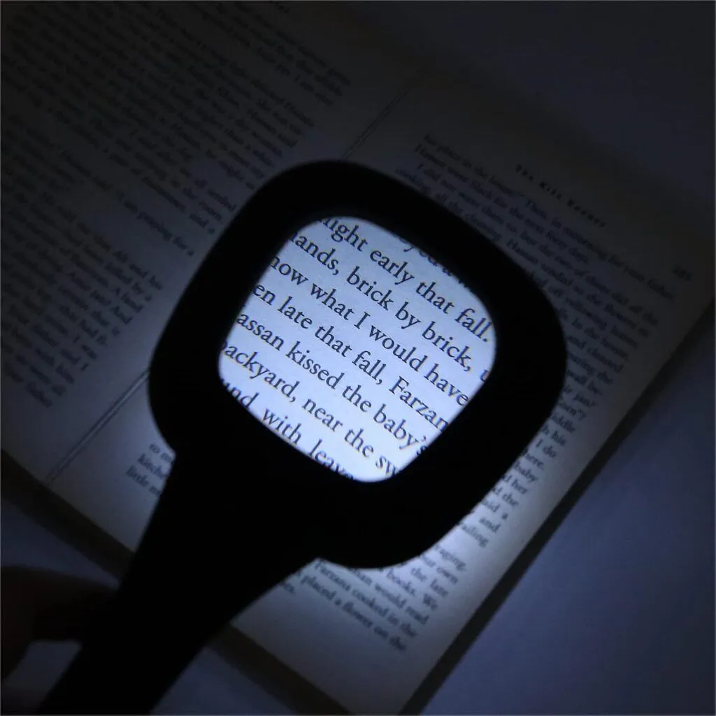Illuminated LED Hand Magnifier with 6 LED Lights - Image 5