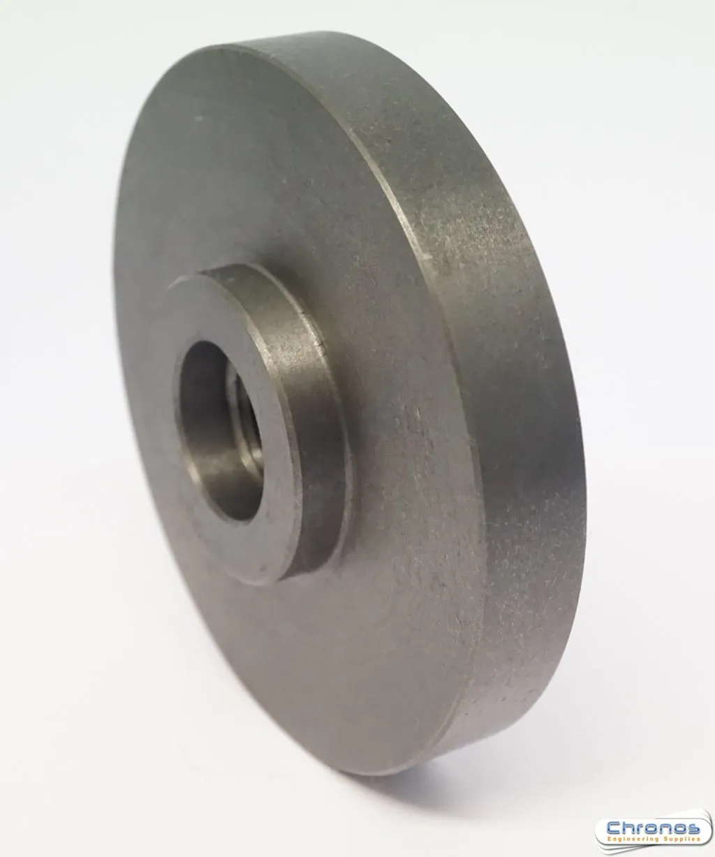 SCT brand 5 inch / 125mm Backplate Threaded 1 1/8 x 12 TPI compatible with Myford ML7 etc - Image 2