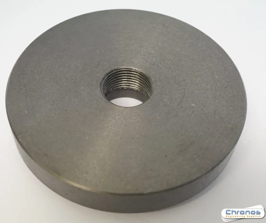 SCT brand 5 inch / 125mm Backplate Threaded 1 1/8 x 12 TPI compatible with Myford ML7 etc - Image 3