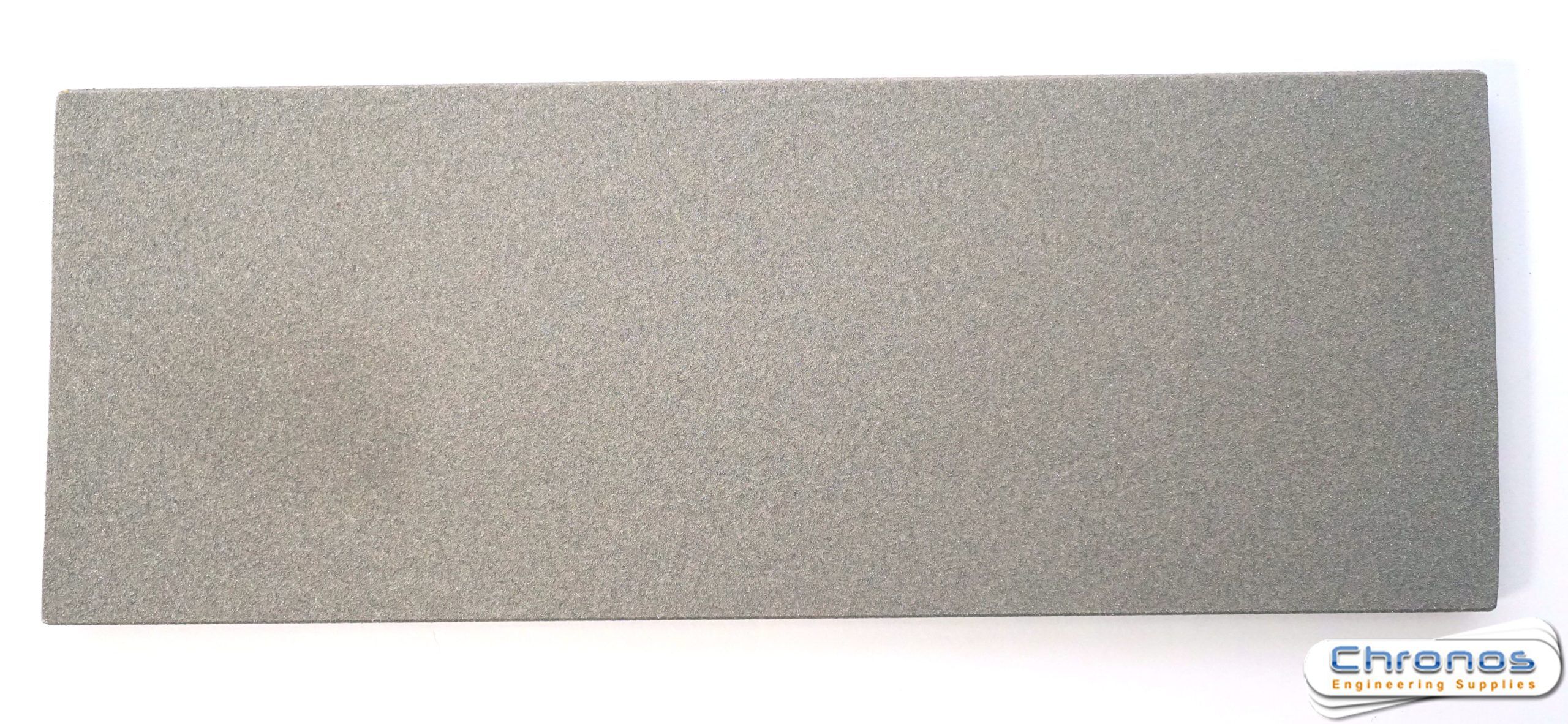 Eze-Lap 3 inch x 8 inch x 1/4 inch Fine Stone Diamond Bench Stone (600 Grit) With Wallet