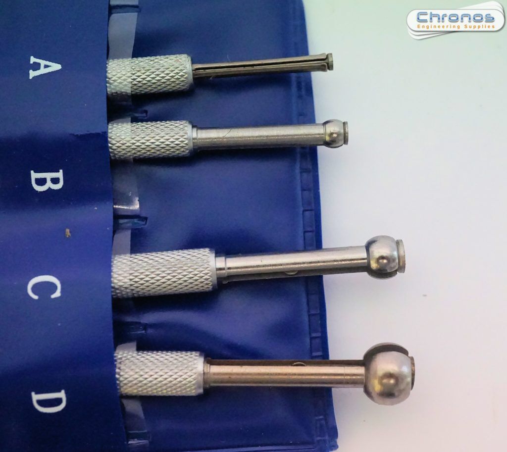 Set Small Hole Gauges Full Ball 1/8 - 1/2" - Image 2
