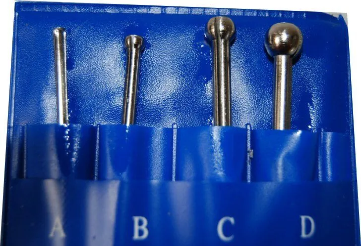 Set Small Hole Gauges Full Ball 1/8 - 1/2" - Image 4