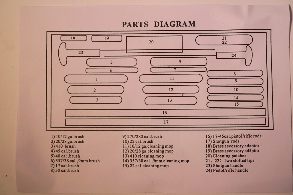 26 pc Universal Gun Cleaning Brushes Set - Image 3