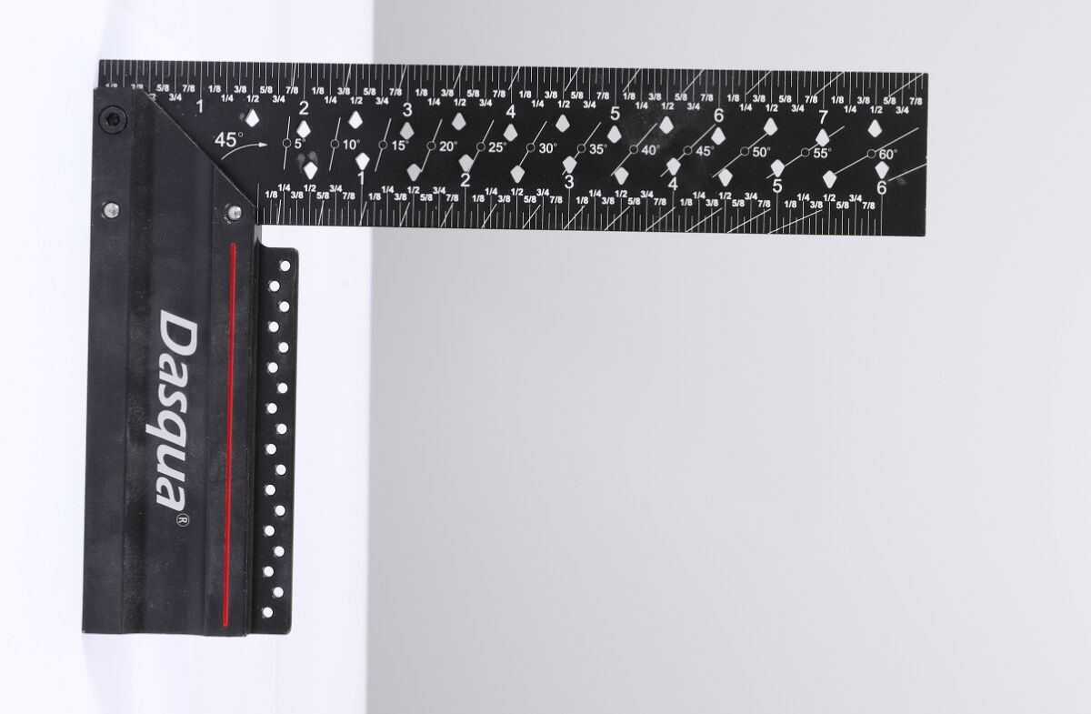 Dasqua Black-Red Plus Multi-Function Square 8 Inch 1804-5226