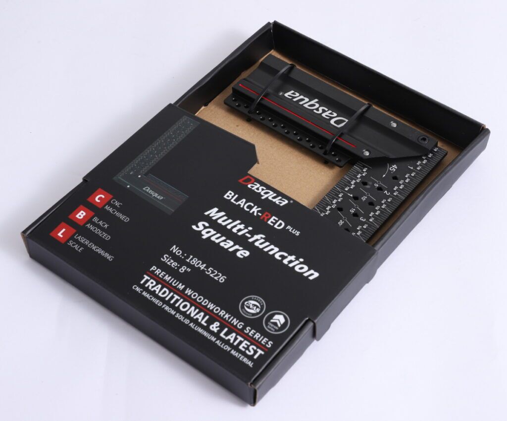 Dasqua Black-Red Plus Multi-Function Square 8 Inch 1804-5226 - Image 4