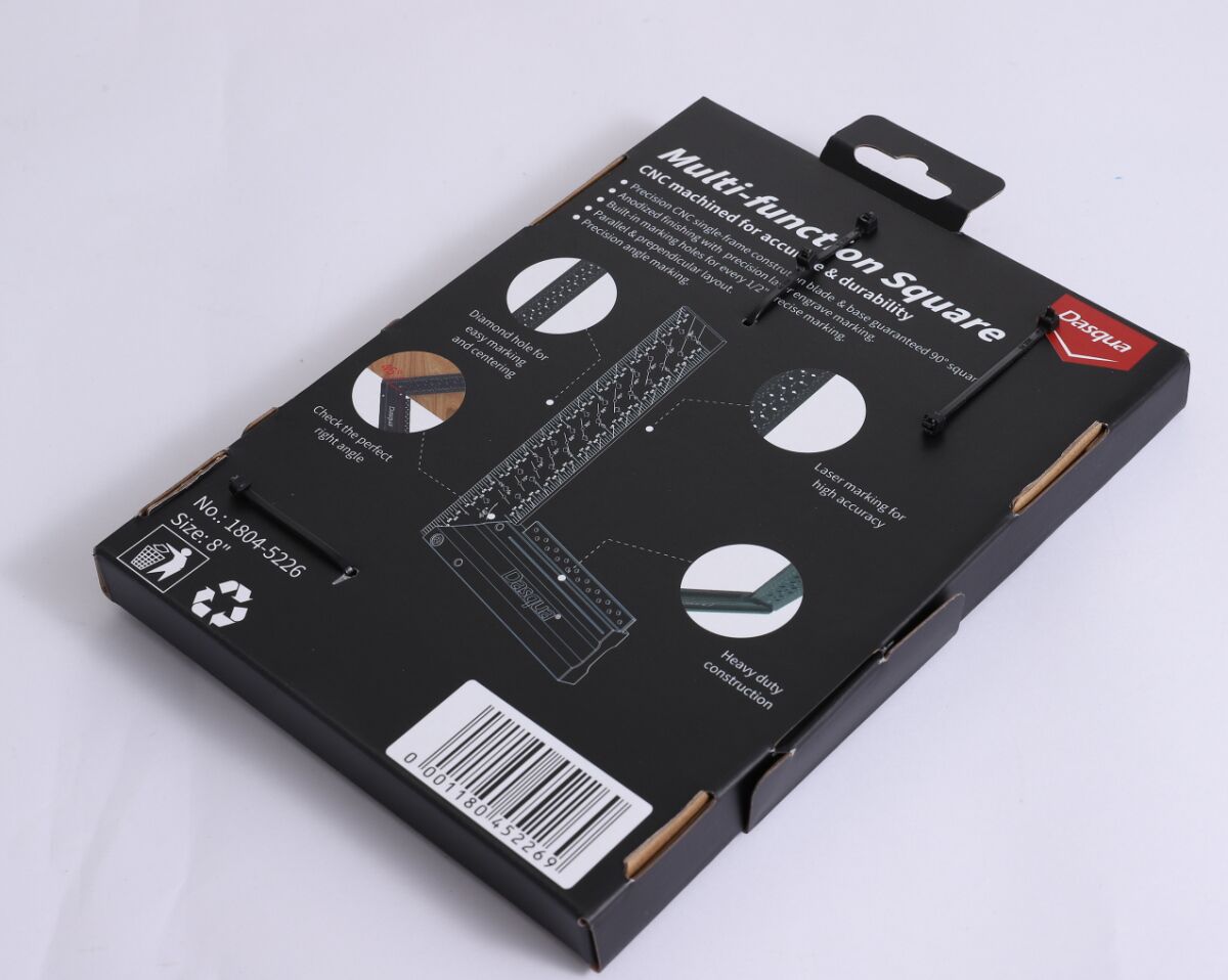 Dasqua Black-Red Plus Multi-Function Square 8 Inch 1804-5226