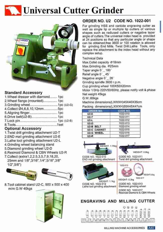 Universal Cutter Grinder-