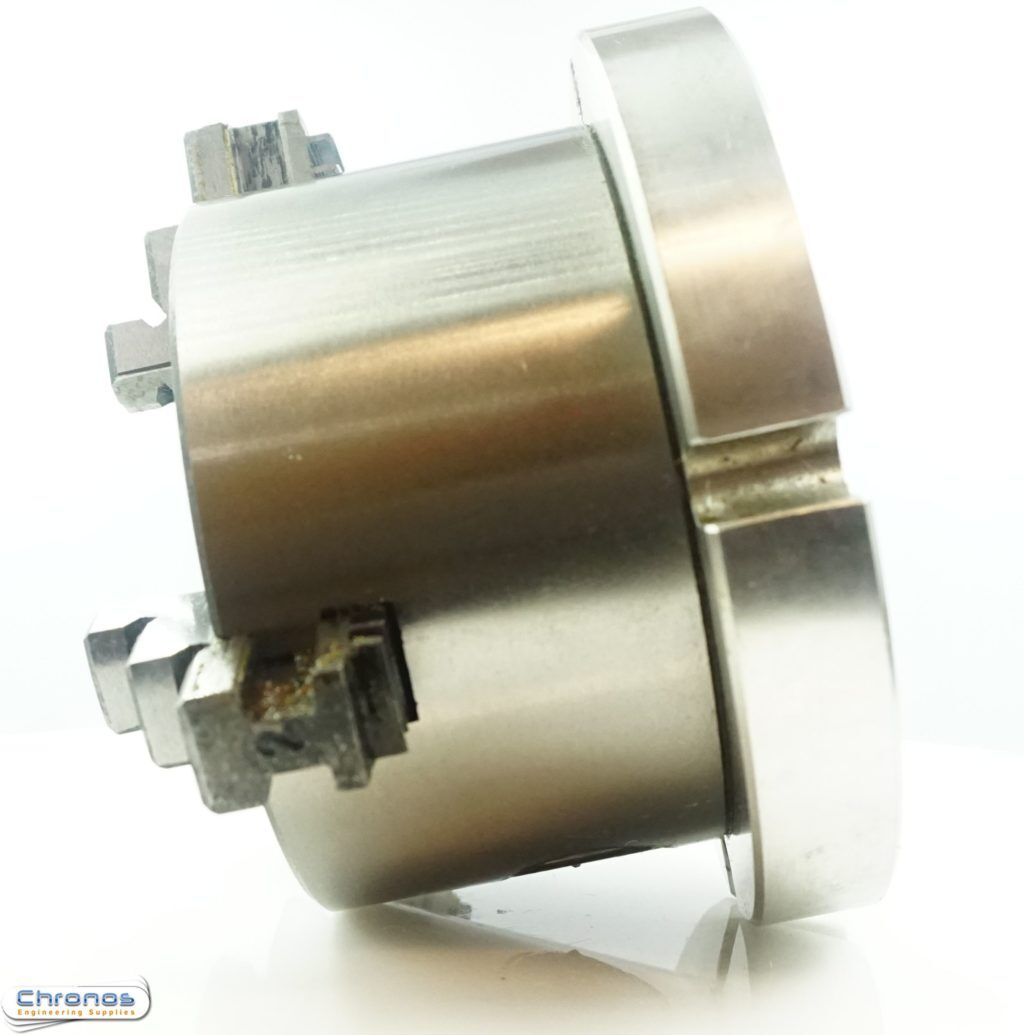 New 80mm 3 Jaw Chuck on Mounting Plate for Soba 4 inch Rotary Table - Image 4