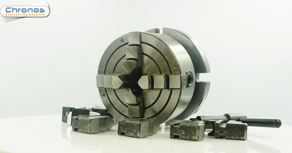 New Soba 3 inch Rotary Table c/w 4 Jaw Chuck, Tailstock and Clamping Kit - Image 2