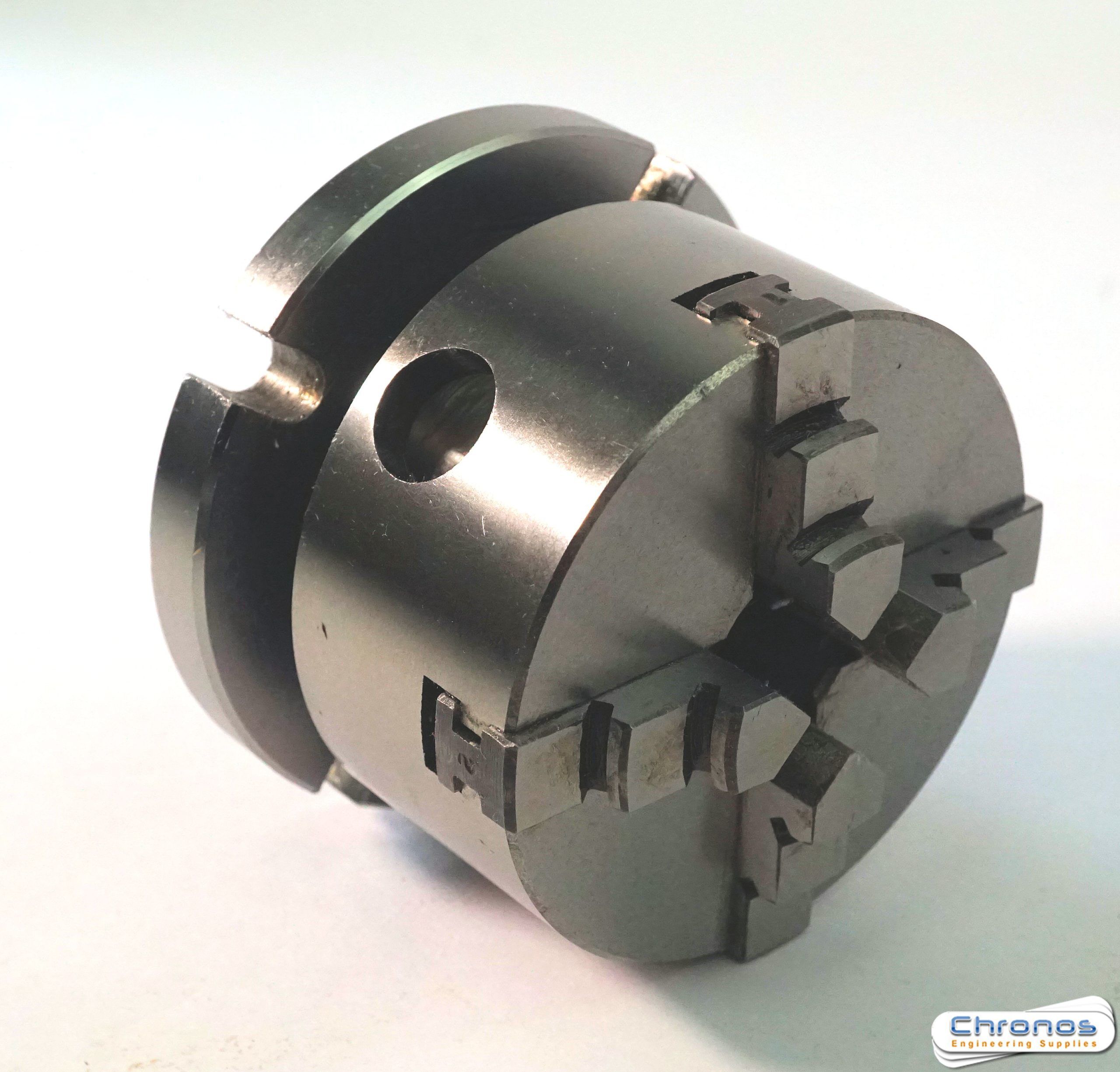 70mm 4 Jaw Self Centering Chuck on Backplate for 3 and 4 inch Rotary Tables