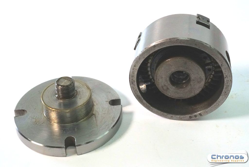 70mm 4 Jaw Self Centering Chuck on Backplate for 3 and 4 inch Rotary Tables - Image 6