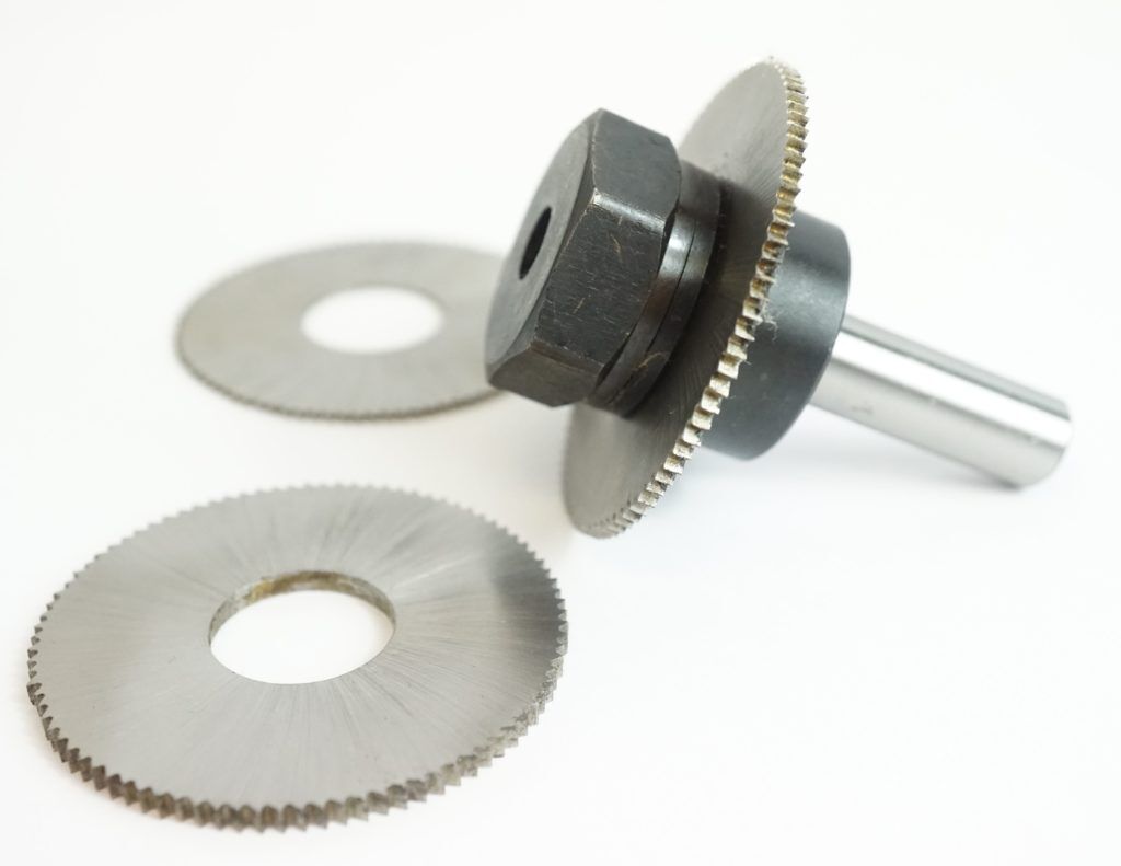 Set of 3 HSS Slitting Saws with Arbor- sorry out of stock - Image 2