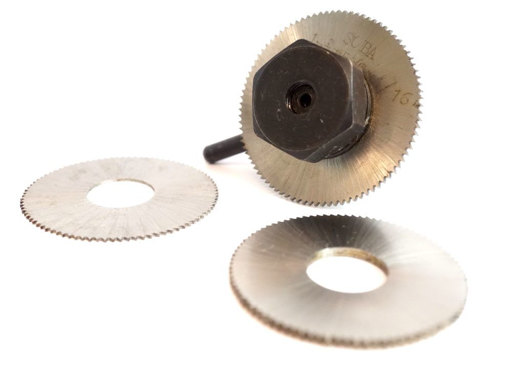 Set of 3 HSS Slitting Saws with Arbor- sorry out of stock - Image 4