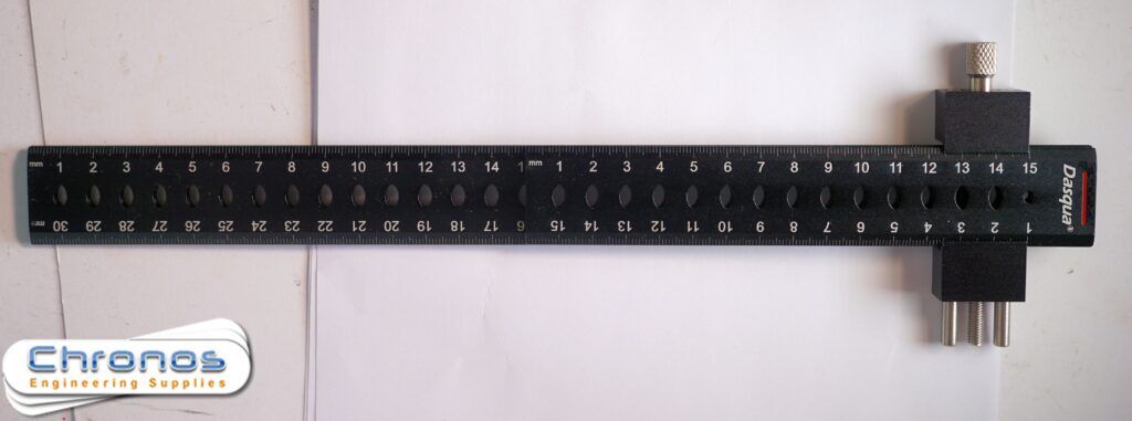 Dasqua Red- Black Multi-Function Marking Scale with 3 rulers 1804-6881 - Image 3