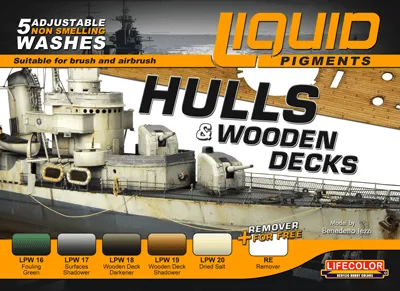 LifeColor Liquid Pigments Hulls and Wooden Decks set
