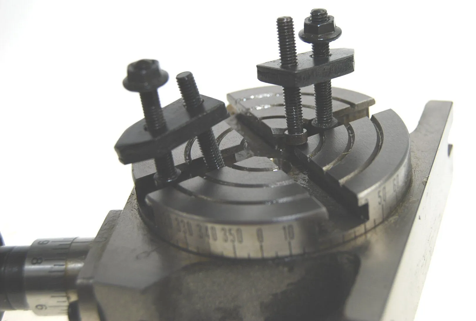 New Soba 3 inch Rotary Table c/w 4 Jaw Chuck, Tailstock and Clamping Kit