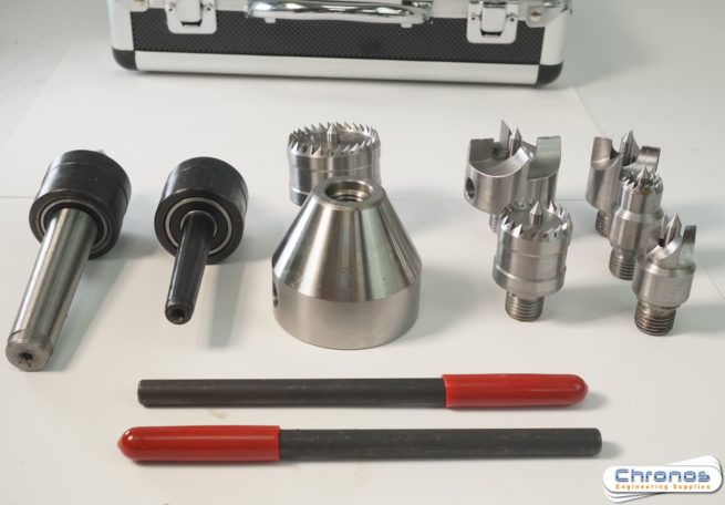 SCT 9pc Set of Drive Centres and Live Centres in Aluminium Case M33 x 3.5mm Thread - Image 7
