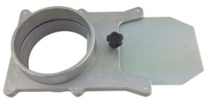 100GALU Aluminium Blast Gate with 100mm (4″) Diameter connections