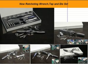 New 24 PC Ratcheting Tap and Die Set UNC- SORRY OUT OF STOCK