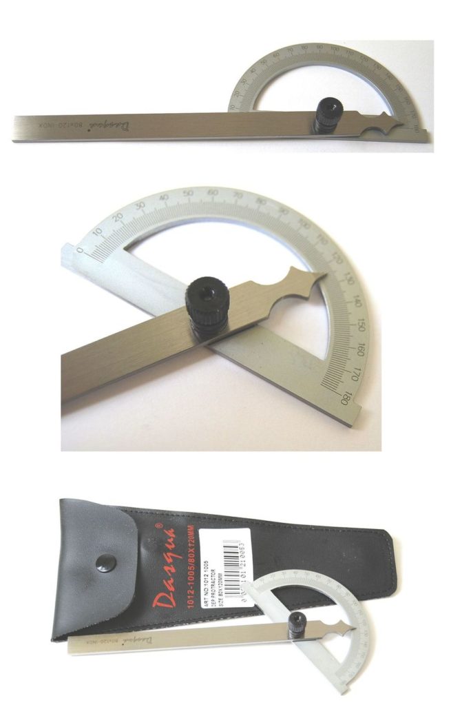 Dasqua High Quality Protractor 80 x 120 mm