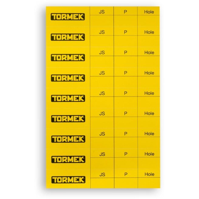Tormek PL-01 Profile Labels
