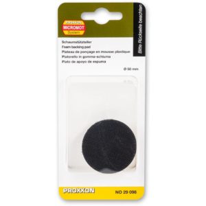 PROXXON FOAM BACKING PAD FOR POLISHERS – 50MM