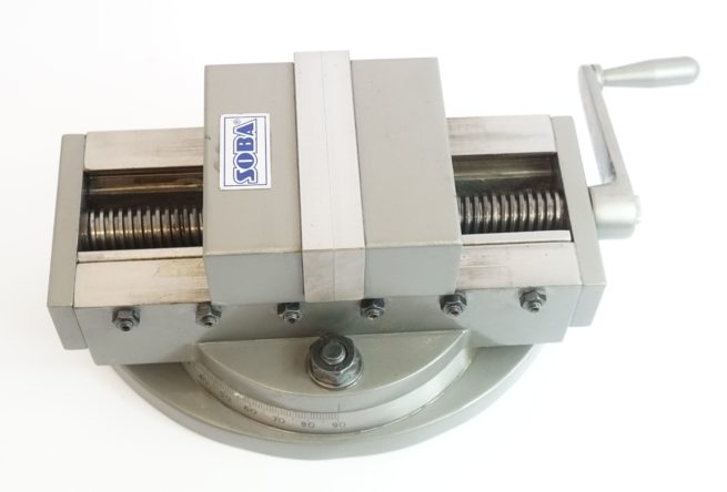 Soba 4 inch Precision Self Centering Machine Vice With Swivel Base - Image 3