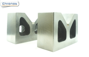 Pair of Cast Iron Vee Blocks 4 inch- SORRY OUT OF STOCK
