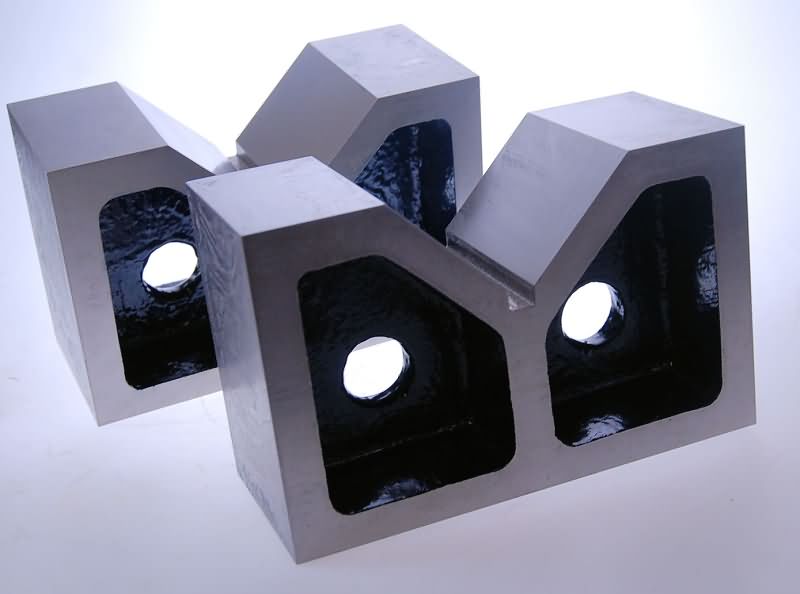 Pair of Cast Iron Vee Blocks 7"