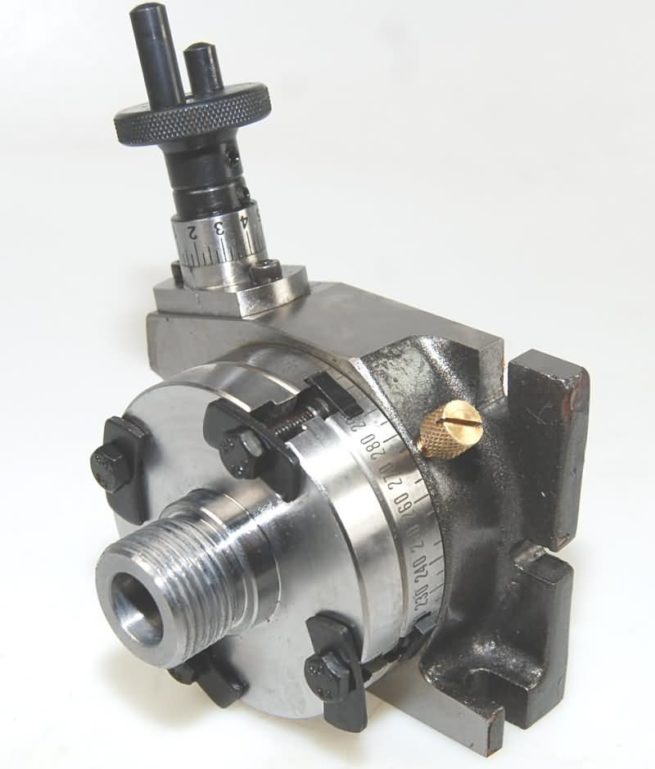 3 inch Rotary Table AdaptorThreaded 1 1/8 x 12 TPI compatible with Myford ML7 etc - Image 2