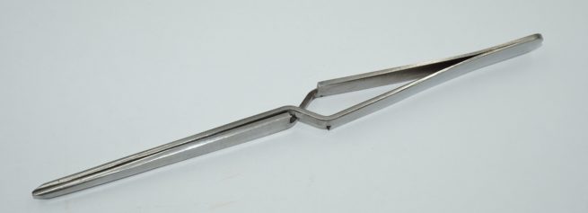 Reverse Action Tweezers Blunt Ends - Image 2