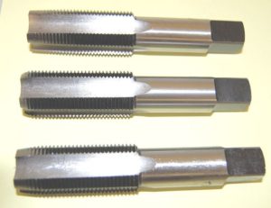 1 1/8 X 12 TPI Set Of Three Taps – compatible with Myford ML7 etc SORRY OUT OF STOCK