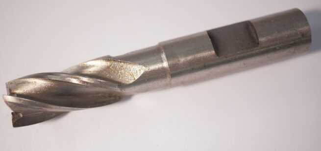 HSS Endmill 12.00mm Diameter Plain Shank with Flat