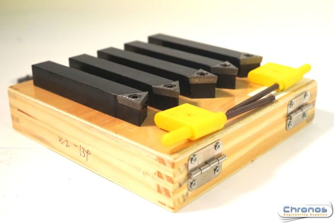 Economy Set of 5 Indexable Lathe Tools 3/8 Square Shank - Image 4