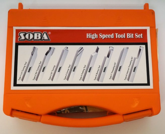 Set of 8 Soba HSS Lathe Tools 10mm Square Shanks- SORRY OUT OF STOCK - Image 2