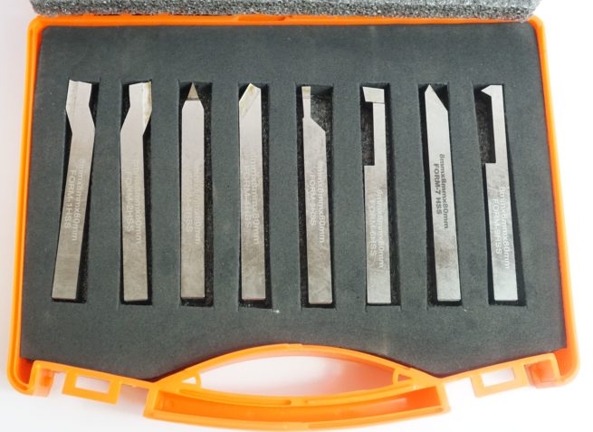 Set of 8 Soba HSS Lathe Tools 8mm Square Shanks - Image 3