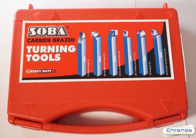 Soba Set of 6 TCT Brazed Tip Lathe Tools Type- 1/4 6mm - Image 4