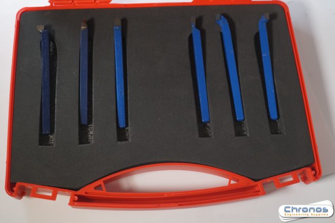 Soba Set of 6 TCT Brazed Tip Lathe Tools Type- 1/4 6mm - Image 3