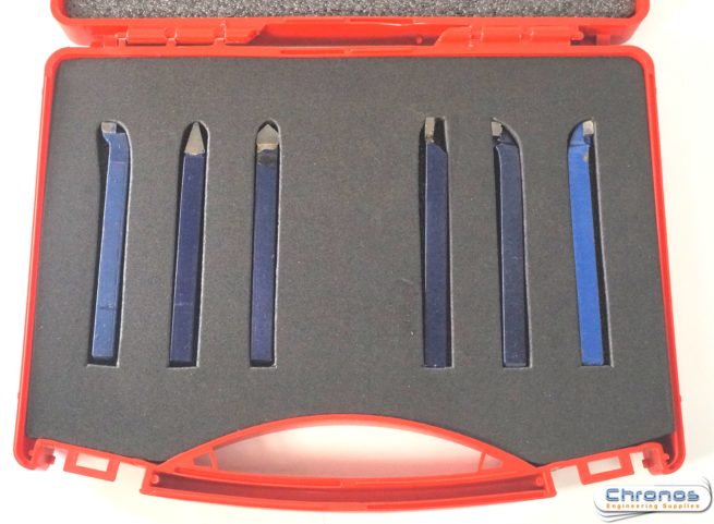 Set of 6 TCT Brazed Tip Lathe Tools Type- 5/16 / 8mm - Image 3