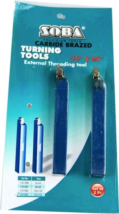 Set of Two 12mm External Threading Tools Metric & Imperial