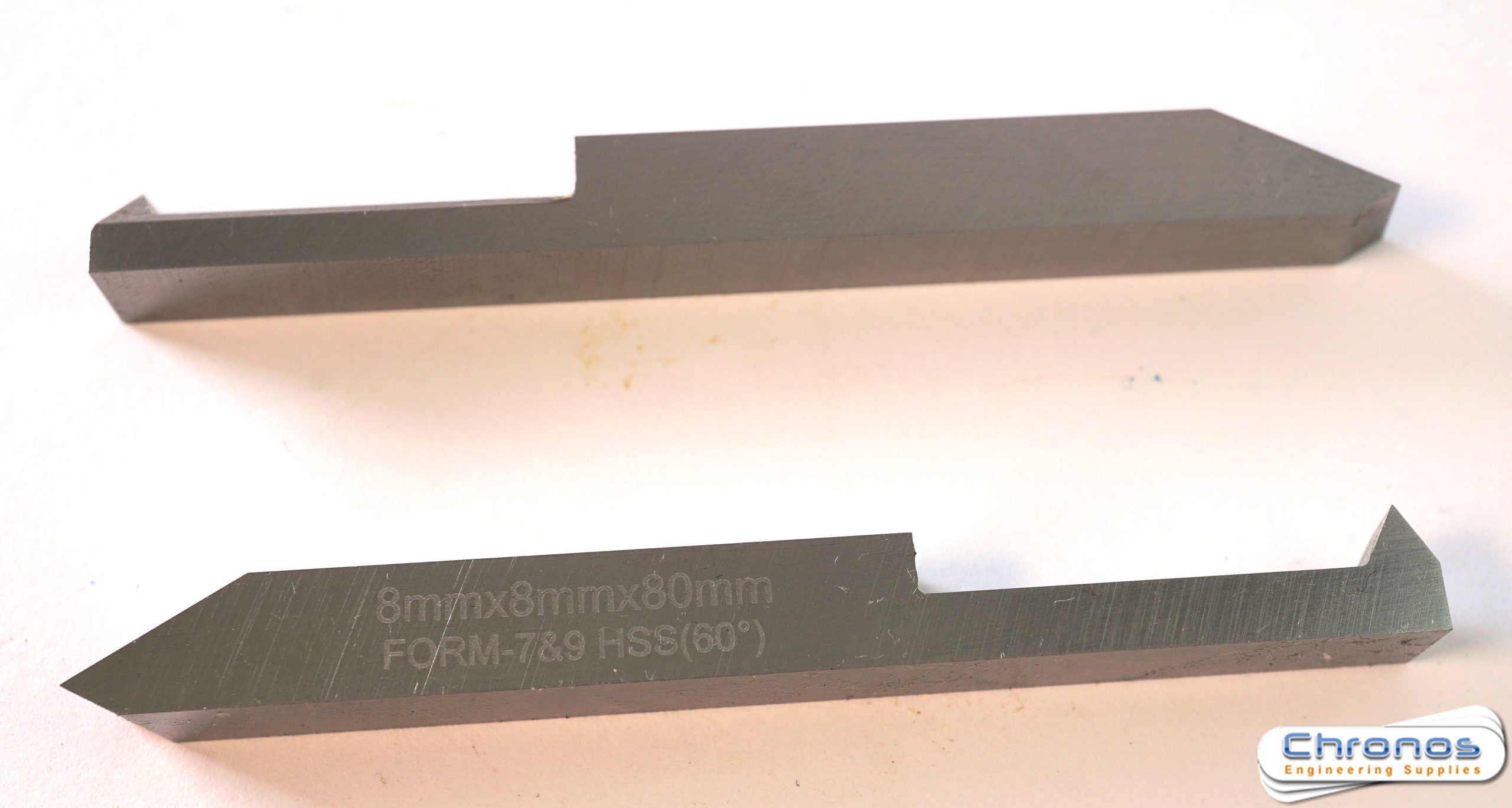 Pack of Two HSS Threading Tools Metric and Imperial 8mm Chronos Engineering Supplies