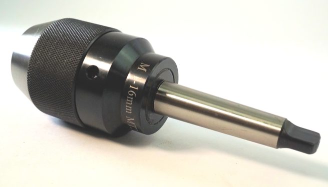 High Quality Keyless Drill Chuck 1 - 16mm with Integral 2 MT Shank- SORRY OUT OF STOCK - Image 4