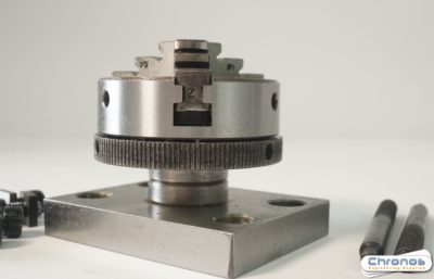 New 50mm Dia 3 Jaw Chuck on Plate for Milling Slide