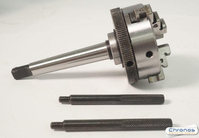 SOBA 50mm 3 Jaw Chuck on a 1 MT arbor - Image 3